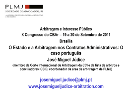 apresentação - Associação Portuguesa de Arbitragem