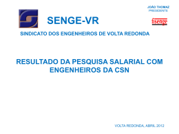 Pesquisa 2012 - SENGE-VR