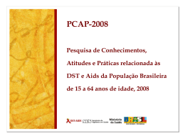 pcap-br_cnaids - Departamento de DST, Aids e Hepatites Virais