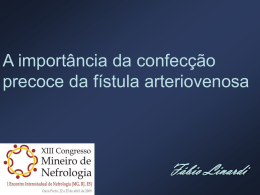 Vascular Access - Sociedade Brasileira de Nefrologia