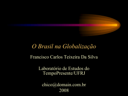 A ALCA e as Relações Internacionais do Brasil Hoje
