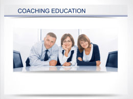 o que é coaching?