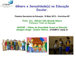 Dra. Arilda Ines - Diversidade Sexual na Escola e Formação de Profs