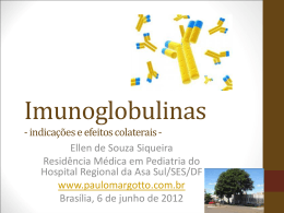 Imunoglobulinas - Paulo Roberto Margotto