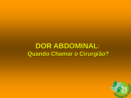 Dor Abdominal