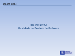 ISO / IEC 9126-1 Definição