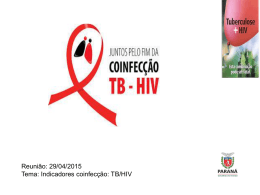 Coinfecção TB/HIV