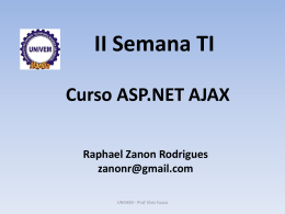 Ajax com ASP.NET