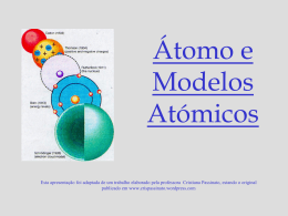 Evolução do Modelo atómico
