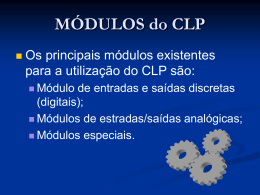 CLP – Módulos do CLP.