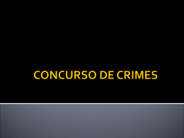 CONCURSO DE CRIMES