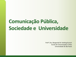 Universidade e sociedade: o lugar da comunicação na