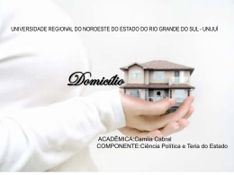 Domicílio - Capital Social Sul