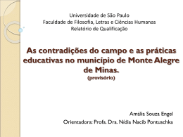Seção 3: Monte Alegre de Minas e o lugar das escolas