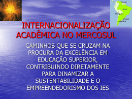 Internacionalização Acadêmica no Mercosul