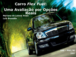Carro Flex Fuel - IAG - Escola de Negócios PUC-Rio