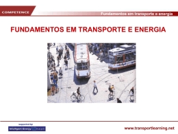 Fundamentos em transporte e energia www.transportlearning.net