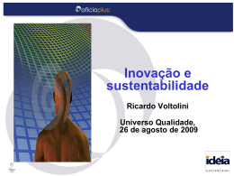 Ricardo Voltolini - Universo Qualidade
