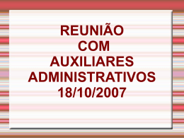 10 Reuniao Auxiliares Administrativos