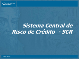 Devolução de informações - Banco Central do Brasil