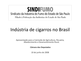 Indústria de cigarros no Brasil