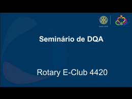 Rotary E-Club um novo formato