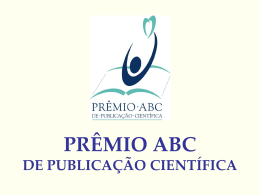 Book Comercial Prêmio da Revista ABC