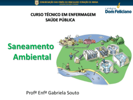 Saneamento Ambiental - Colégio Dom Feliciano
