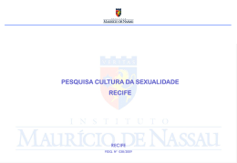 Cultura da sexualidade no Recif (setembro 2009)