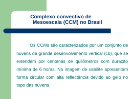Complexos convectivos de mesoescala no Brasil