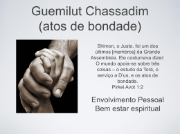 Guemilut Chassadim (atos de bondade)