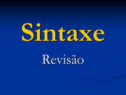 Sintaxe - romulopt.com.br