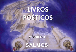livros poéticos módulo 3 salmos