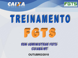 RSN Administrar o FGTS – Cuiabá/MT - CRC-MS