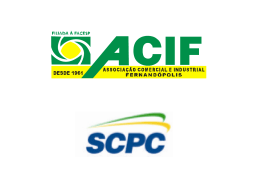 scpc - Acif - Associação Comercial e Industrial de Fernandópolis