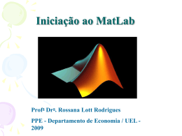 apresentação matlab