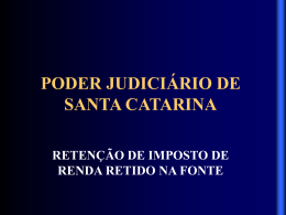 i - momento da retenção - Poder Judiciário de Santa Catarina