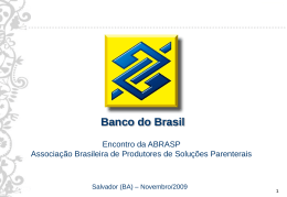 Banco do Brasil - Ronaldo Pozza