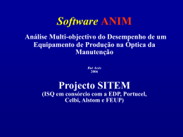 ANIM Projecto SITEM PPS-3 Análise Multi
