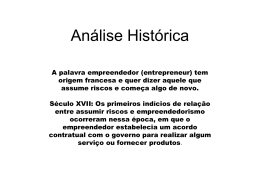 Análise Histórica_Empreendedorismo