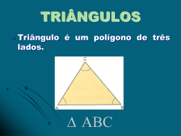 triângulos - Colégio Candido Portinari