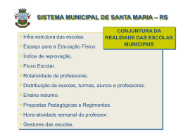 Slide 1 - Prefeitura Municipal de Santa Maria