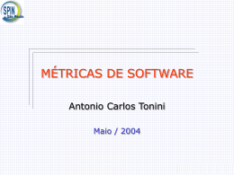 Métricas de Software 2 PARTE - 18/05/2004