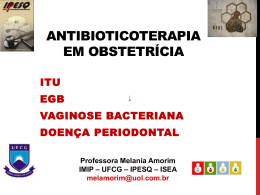Antibioticoterapia em obstetrícia