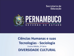 Diversidade Cultural - Governo do Estado de Pernambuco