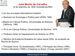 José Murilo de Carvalho - Acadêmico de Direito da FGV