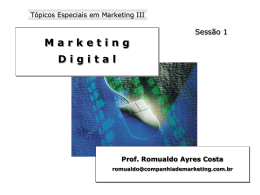 E-Marketing - TFS Comunicação & Marketing