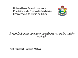 avaliação_ens_fis - Universidade Federal do Amapá