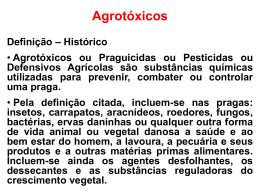 Agrotóxicos - Regina Lima