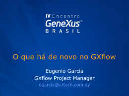 O que há de novo Gxflow 8.5